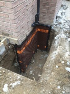 Exterior waterproofing completed in Tillsonburg